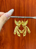海上羅孚黃金鳳凰耳環(huán)女新款婚嫁999足金鳳舞九天耳飾結(jié)婚訂婚送女友 禮盒定金勿拍 曬單實拍圖