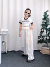 G.DUCKKIDS小黃鴨女童爵士舞服裝兒童露臍街舞潮服女孩hiphop嘻哈舞蹈套裝 A659黑色短袖上衣 130 尺碼7~8歲【120-130cm】 曬單實(shí)拍圖