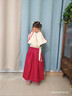 貝瑞加（Babyprints）兒童漢服古裝表演服小學(xué)生演出服中國風(fēng)服裝女童國學(xué)服 女款130 曬單實(shí)拍圖