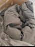 優(yōu)衣庫男裝無(wú)縫羽絨大衣/外套夾克連帽羽絨服保暖470079 07 青灰色 4XL /185/128C 曬單實(shí)拍圖