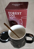 幾物森林 陶瓷馬克杯帶蓋大容量咖啡杯情侶杯牛奶杯早餐水杯男女茶杯黑色 曬單實(shí)拍圖