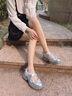 妙麗（Millies）品牌松糕厚底運(yùn)動(dòng)鞋2025新款小眾魔術(shù)貼休閑瑪麗珍鞋簡(jiǎn)約百搭女鞋 銀色 39 曬單實(shí)拍圖