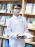 英氏（YEEHOO）男童襯衫兒童襯衣中大童裝純棉上衣長袖學(xué)院風(fēng)秋裝 白色  150 曬單實拍圖