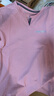諾帝卡（NAUTICA）【商場(chǎng)同款】女裝春夏新款涼感針織親膚休閑短袖T恤女42TO04 珊瑚粉色6DR S 曬單實(shí)拍圖
