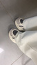 依思 Q（exull）網(wǎng)面老爹鞋女2025春夏新款輕便透氣百搭休閑鞋女韓版厚底運動鞋女 黑灰撞色-百搭耐臟 36 曬單實拍圖