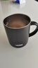 膳魔師（THERMOS）保溫杯340m男女士?jì)和R克咖啡杯學(xué)生生日禮物JDG-351 黑色 曬單實(shí)拍圖