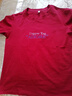 啄木鳥(niǎo)正肩短袖t恤女夏季新款純棉圓領(lǐng)氣質(zhì)大碼女裝顯瘦上衣 棗紅  XL 曬單實(shí)拍圖