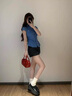 蝶嬌諾（DIEJIAONUO）連衣裙子女夏季2025新款女裝韓版學(xué)生學(xué)院風(fēng)純欲辣妹收腰御姐氣質(zhì) 襯衣+褲裙（有腰帶） S 曬單實拍圖