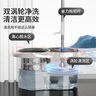 百家好世旋轉(zhuǎn)拖把2拖布家用一拖凈免手洗2025懶人神器甩干桶托把套裝 曬單實(shí)拍圖