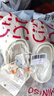 名創(chuàng)優(yōu)品（MINISO）洞洞鞋男女夏季外穿涼鞋防滑厚底踩屎感包頭涼拖鞋 白色+海洋星星 曬單實(shí)拍圖