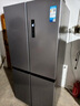 美的（Midea）慧鮮480升雙變頻一級(jí)能效十字四開(kāi)門(mén)雙開(kāi)對(duì)開(kāi)門(mén)超薄家用471姐妹款電冰箱風(fēng)冷大容量國(guó)家補(bǔ)貼20% BCD-480WSPZM(E) 曬單實(shí)拍圖