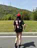 VLONESakura大V字Logo櫻花印花短袖T恤男女同款半袖新款純棉休閑夏裝 VLTE22004黑粉 L 曬單實拍圖