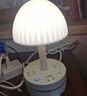 小米有品通用充電折疊LED臺燈充插兩用護眼學(xué)習臺燈學(xué)生宿舍 白色 臺燈+插座 曬單實(shí)拍圖