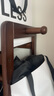 家逸（JIAYI）實(shí)木衣帽架落地衣架掛衣架臥室衣架簡(jiǎn)易衣服架立式客廳辦公室掛架 長(cháng)80cm胡桃色-櫸木 曬單實(shí)拍圖