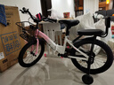 飛鴿（PIGEON）兒童自行車(chē)男女童車(chē)小孩單車(chē)小學(xué)生車(chē)寶寶折疊車(chē)自行車(chē)粉色18寸 曬單實(shí)拍圖