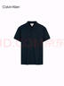 Calvin KleinJeans【防曬】25夏季男士珠地網(wǎng)眼ck商務(wù)休閑純色短袖T恤POLO衫 BAI-藏青 S 曬單實(shí)拍圖