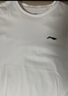 李寧（LI-NING）短袖t恤男夏季運(yùn)動(dòng)衣服飾男裝戶外速干上衣跑步健身投籃球訓(xùn)練服 白色【冰絲速干】 XL (180) 曬單實(shí)拍圖