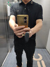 七匹狼【商場(chǎng)同款】短袖T恤男夏季時(shí)尚印花領(lǐng)撞色商務(wù)休閑POLO男裝上衣 001(黑色) 2XL 180/96A 曬單實(shí)拍圖