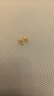 周大生復購補貼黃金耳飾女足金蝴蝶結計價(jià)耳釘七夕禮物送女友1.18g 曬單實(shí)拍圖