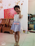 G.DUCKKIDS女童套裝夏季2025新款中小童夏裝兒童無(wú)袖襯衫短裙女寶寶兩件套潮 白色無(wú)袖上衣+藍(lán)裙子兩件套 吊牌120適合120cm 曬單實(shí)拍圖