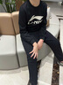 LI-NING KIDS李寧兒童運(yùn)動套裝男童女大童春秋新款衛(wèi)衣衛(wèi)褲兩件套青少年童裝 套裝1 150 曬單實(shí)拍圖