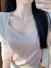 唯一（Winy）一克拉莫桑紫藤花銀項鏈女2025新款生日七夕情人節(jié)禮物送女友吊墜 曬單實拍圖