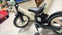 納豆（nadle）兒童平衡車寶寶1-3歲滑步車可折疊3-6歲多功能二合一自行車童車 12寸 橄欖綠（滑行+騎行+推行） 曬單實(shí)拍圖