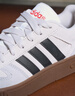adidas「小鋸齒」D-PAD CLASSIC休閑美高風(fēng)復古籃球板鞋阿迪達斯 淺灰/黑色/淺猩紅   38 曬單實(shí)拍圖