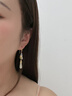 宮典天然和田玉福蝶耳環(huán)女s925銀耳墜古風(fēng)耳飾國(guó)風(fēng)耳環(huán)生日節(jié)日禮物 福蝶耳環(huán) 曬單實(shí)拍圖