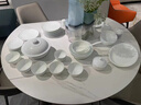 曼遠景德鎮碗家用2025新款高顏值青瓷餐具高級感碗碟套裝家用喬遷碗盤(pán) 祥瑞青瓷【10人配置】 72頭 曬單實(shí)拍圖