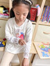 雪倫朵兒童冰絲防曬袖套男女童夏季寬松手袖小學(xué)生透氣紫外線手臂套護袖 均碼【白色+藍(lán)色】 曬單實拍圖
