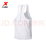 特步（XTEP）【門(mén)店同款】國人競速跑步背心男夏季新款訓練速干運動(dòng)無(wú)袖T恤男 珍珠白 M 曬單實(shí)拍圖