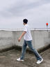 南極人冰絲短袖男夏季薄款防曬透氣男士抑菌t恤休閑速干運(yùn)動(dòng)半袖上衣 曬單實(shí)拍圖