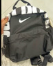耐克NIKE大童雙肩包書包BRASILIA JDI休閑包DR6091-010黑色小碼 曬單實拍圖