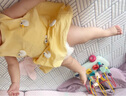 優(yōu)奇女童連衣裙夏裝2025新款洋氣寶寶裙子小女孩公主群寶寶背心裙 曬單實(shí)拍圖