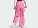 adidas工裝風(fēng)經(jīng)典寬松運(yùn)動褲女春季新款阿迪達(dá)斯官方三葉草JD1126   淺玫紅色   L 曬單實(shí)拍圖