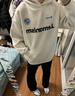 LEMANISM美式字母連帽衛衣男春秋400g重磅情侶寬松潮牌上衣外套女 白花灰 L 現貨 曬單實(shí)拍圖