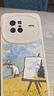 霸時代適用 VIVOX80手機殼vivo x80保護(hù)套鏡頭全包復(fù)古軟殼小羊皮硅膠防摔外殼女男款白色油畫麥田 曬單實拍圖