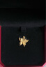 周大福小版金絲羽蝶蝴蝶黃金吊墜女(工費(fèi):380計(jì)價(jià))EOF1374七夕節(jié) 足金 約2.70g 曬單實(shí)拍圖