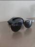 雷朋（RayBan）【明星同款】雷朋太陽鏡墨鏡飛行員男女開車駕駛眼鏡新品0RB3712D 3712D 002/87 黑色框深灰片62 曬單實(shí)拍圖