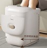 美的（Midea）泡腳桶殺菌洗腳盆加熱自動按摩足浴盆理療泡小腿按摩盤可拆洗七夕禮物送男女友送長輩 ZL2暖陽白 曬單實拍圖