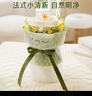若態(tài)若客花間集積木花手工diy拼裝女生生日禮物永生花兒童玩具 白山茶 曬單實(shí)拍圖