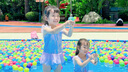 佑游兒童泳衣女孩泡溫泉泳衣小童嬰幼兒連體游泳四件套31605美人魚XL 曬單實(shí)拍圖