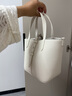 CHARLES&KEITH25秋新品簡約通勤手提水桶包菜籃子包七夕禮物CK2-10151518 Cream奶白色 S 曬單實拍圖
