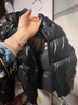 迷你巴拉【熱Hi2.0】男女童發(fā)熱抗寒羽絨服寶寶親子羽絨外套 黑色90001 150 曬單實拍圖