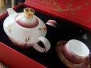 故宮文化 喜上眉梢茶具套裝 骨瓷茶具整套 故宮博物院文創(chuàng)禮品 生日禮物 一壺三杯三碟禮盒裝 曬單實(shí)拍圖