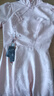 蘭卡·羅妮粉色旗袍敬酒服新娘訂婚禮服女回門連衣裙新中式平時(shí)可穿結(jié)婚便裝 粉色 L 曬單實(shí)拍圖