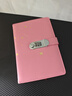 法拉蒙 創(chuàng  )意密碼本高顏值帶鎖日記本成人學(xué)生筆記本本子加厚記事本男孩女孩手賬本禮盒禮品兒童節禮物 A5粉色-流星款【單本】 曬單實(shí)拍圖