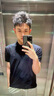 杰克·瓊斯（JACK&JONES）男裝夏季新款立體鋼印日常休閑簡約常規(guī)版型圓領(lǐng)短袖T恤225201137 A06雪白色 常規(guī) S （170） 曬單實拍圖