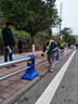 世騰市政道路護(hù)欄公路機(jī)非隔離護(hù)欄城市人行道隔離墩護(hù)欄中央交通圍欄 90公分高 曬單實(shí)拍圖